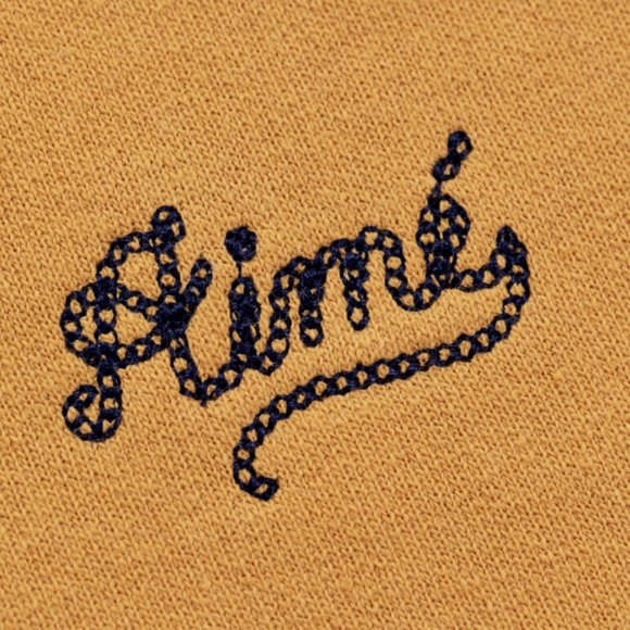 Aime Leon Dore Chain Stitch Quarter Zip Sweatshirt F/W 21 - Picture 2 of 5